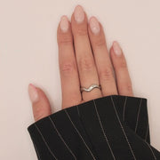 WAVY RING ZILVER