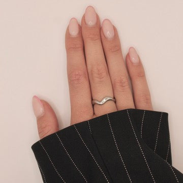 WAVY RING ZILVER