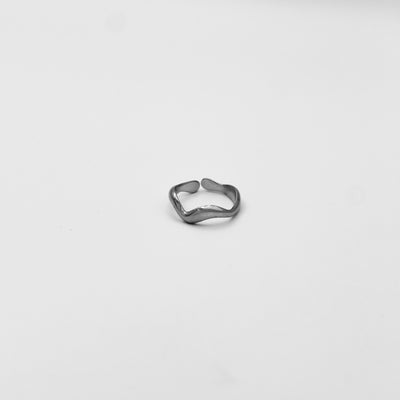 WAVY RING ZILVER