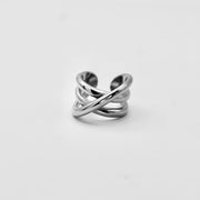 SILVER TWIST RING