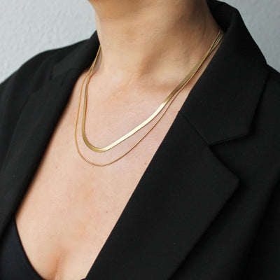 DOUBLE CLASSIC SNAKE KETTING