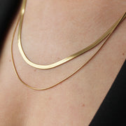 DOUBLE CLASSIC SNAKE KETTING