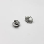 VINTAGE SILVER STUDS OORBELLEN