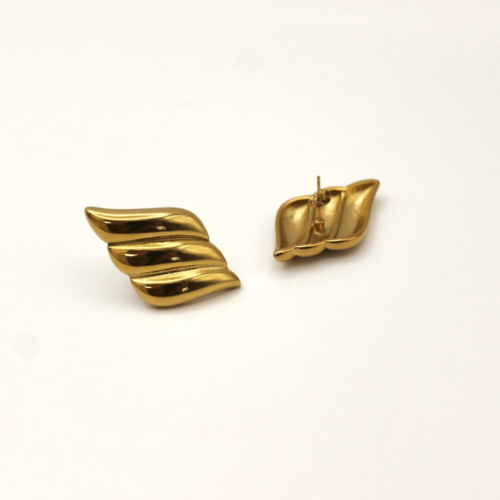 WINGS GOLD OORBELLEN