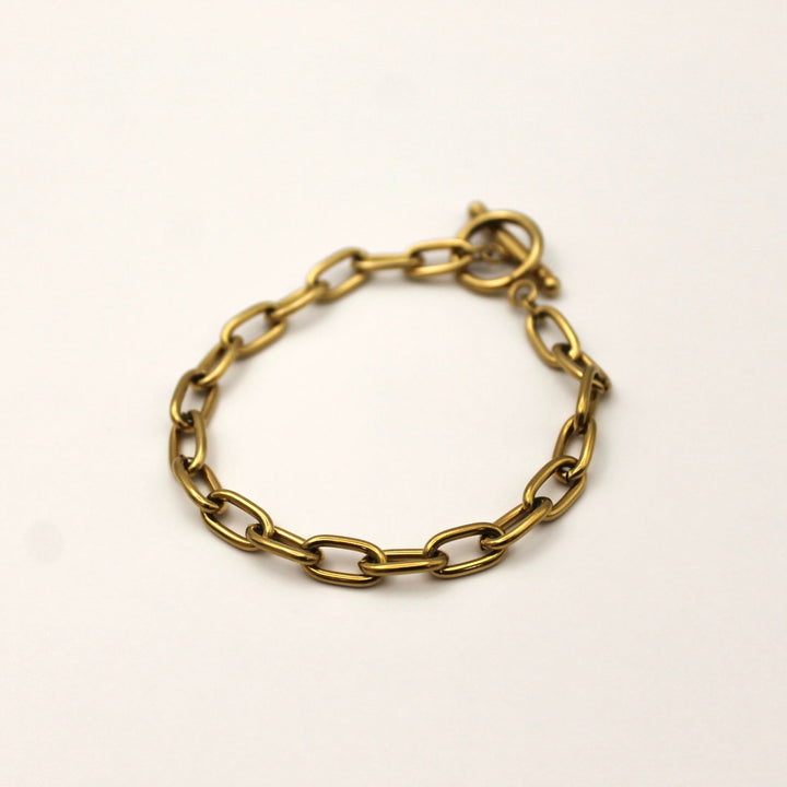 WIDE CHAIN ARMBAND