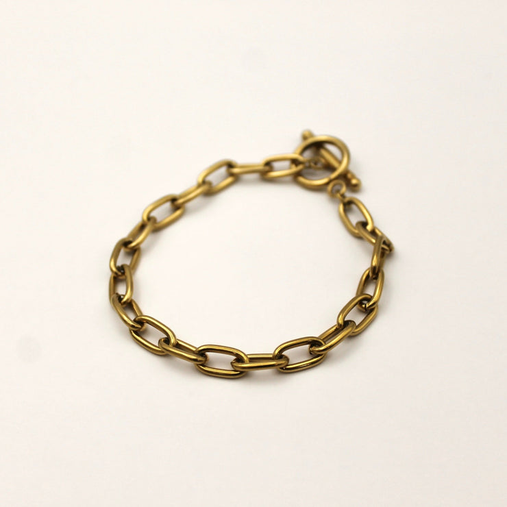 WIDE CHAIN BRACELET