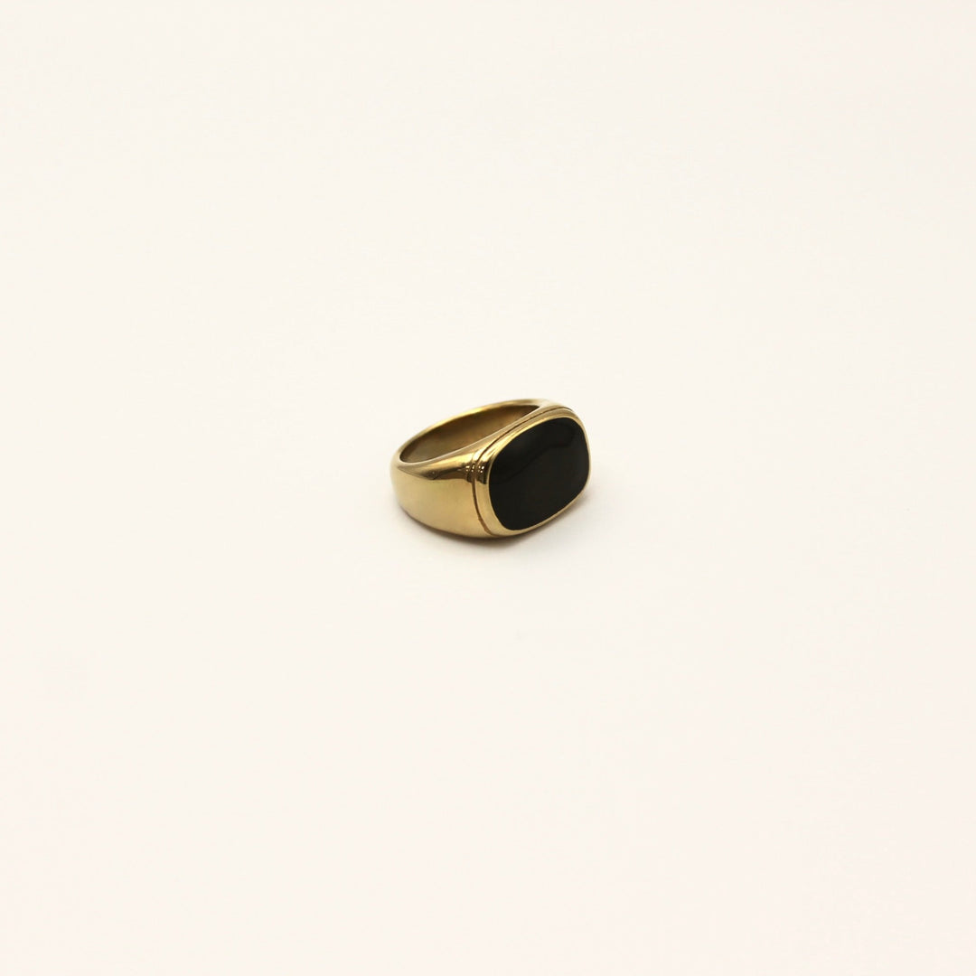 BLACK CHUNK RING