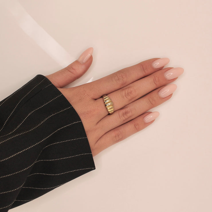 CHUNKY RIB RING