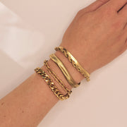 WIDE CHAIN BRACELET